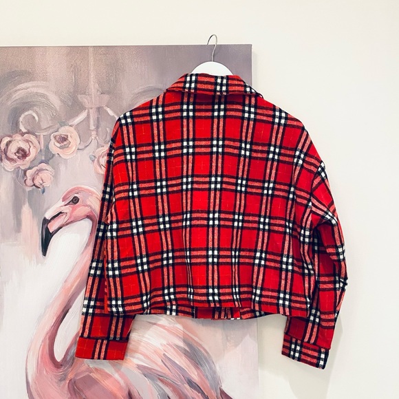 BNWOT SHEIN Plaid Jacket. XS or US 2 - Picture 3 of 4
